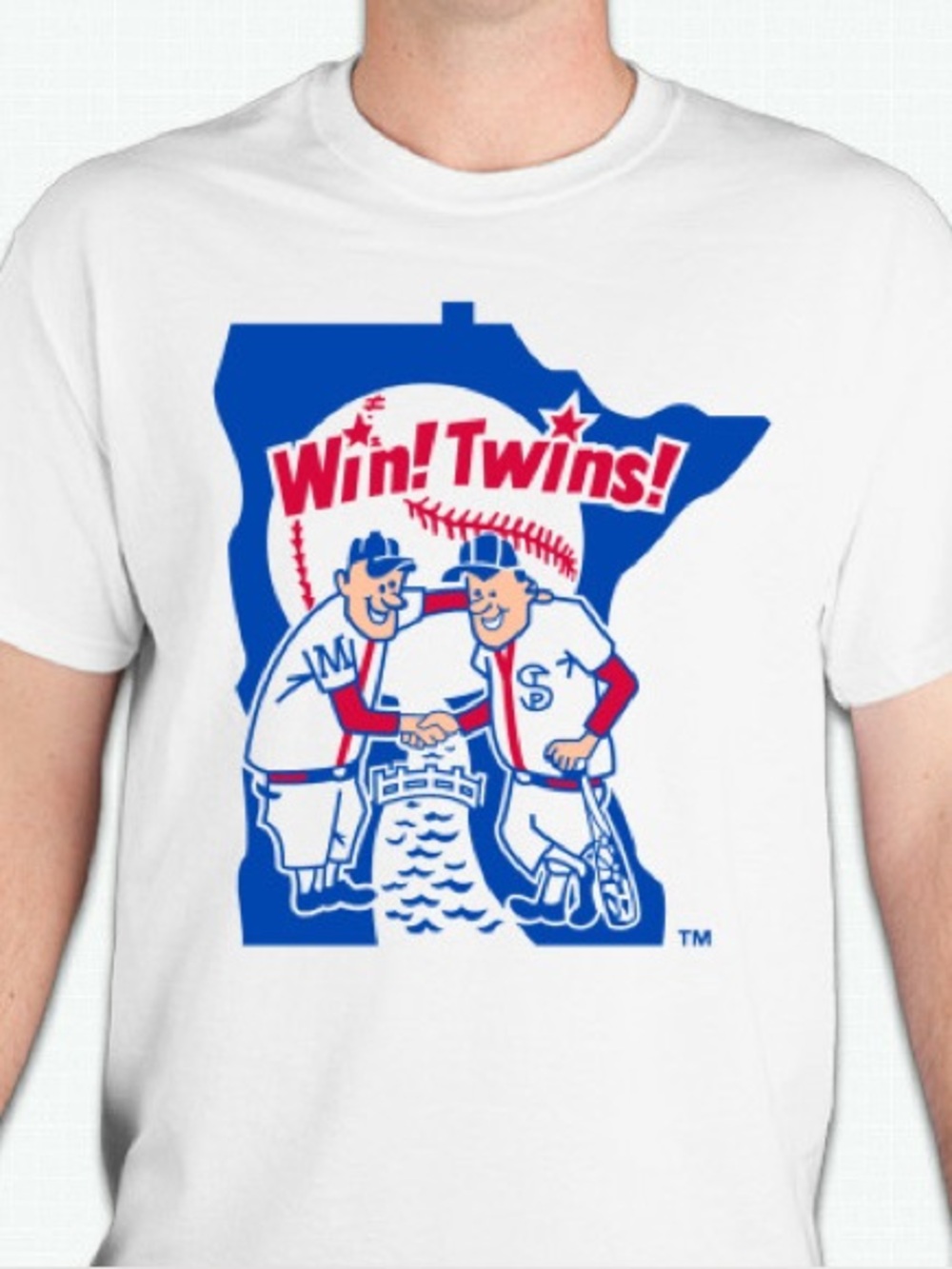 Minnesota twins retro logo tshirt shirt Unisex 100 percent cotton brand new